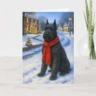 Giant Schnauzer Holiday Card