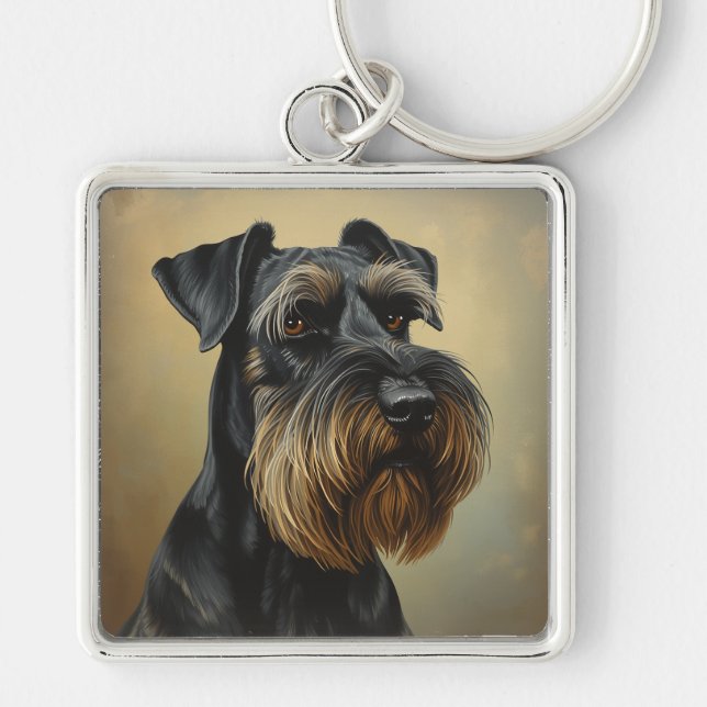 Giant Schnauzer Keychain (Front)