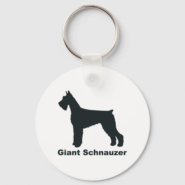 Giant Schnauzer Keychain (Front)