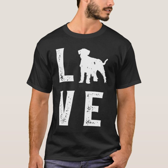 Giant Schnauzer Love  1 T-Shirt (Front)