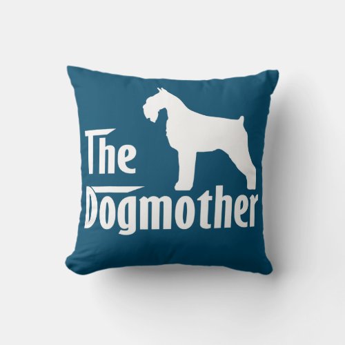 Giant Schnauzer Lover Gifts Dog Mom Mothers Day  Throw Pillow