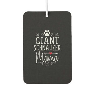 giant schnauzer mama - funny schnauzer lover gift air freshener