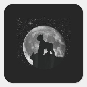 giant schnauzer men women kids gift copy square sticker
