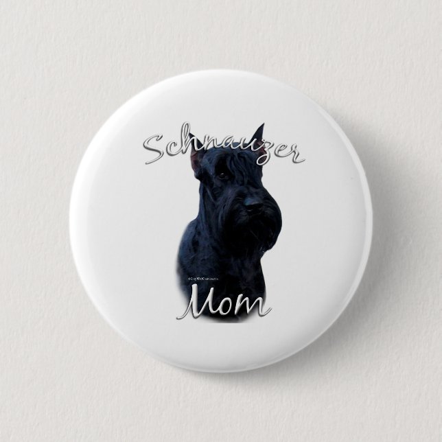 Giant Schnauzer Mom 2 Button (Front)