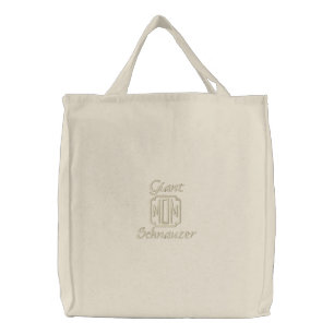 Giant Schnauzer MOM Gifts Embroidered Tote Bag