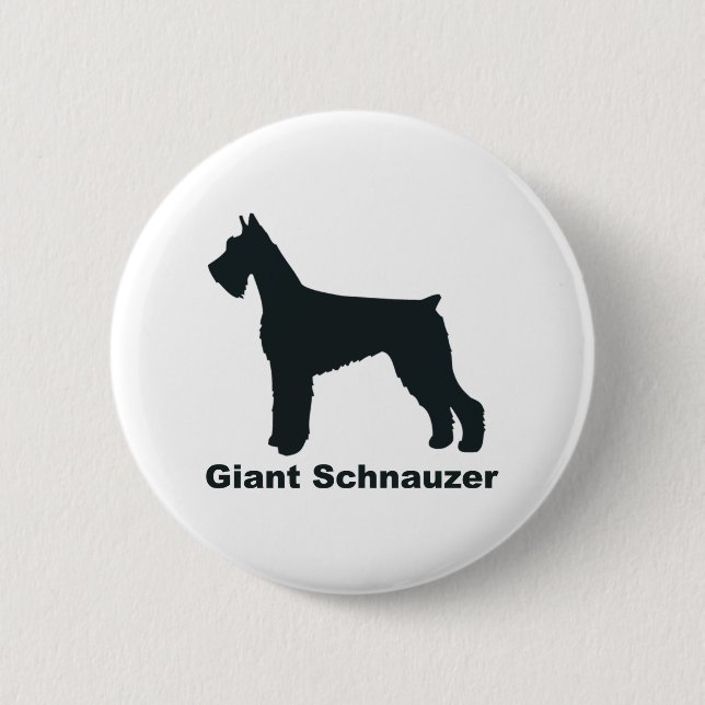 Giant Schnauzer Pinback Button (Front)