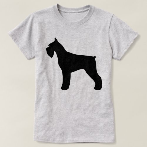 Giant Schnauzer Silhouette T_Shirt