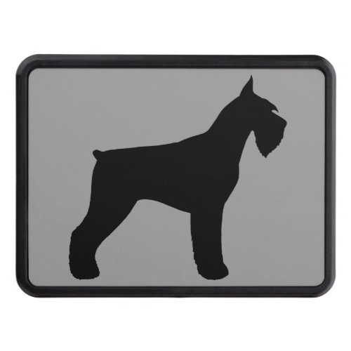 Giant Schnauzer Silhouette Tow Hitch Cover