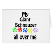 Giant Schnauzer Walks Design (Front Horizontal)
