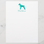 Giant Schnauzer Watercolor Design (Front)