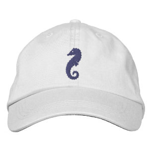 Giant Seahorse Embroidered Baseball Hat