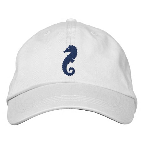 Giant Seahorse Embroidered Baseball Hat