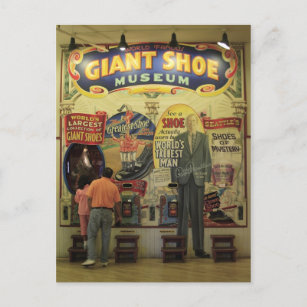 Giant Shoe Museum Postcard