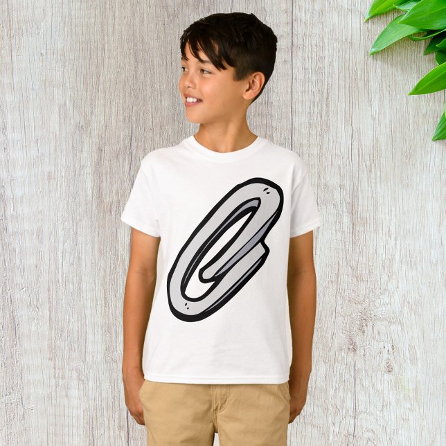Giant Silver Paperclip Office and Stationery T-Shirt (Creator Uploaded)