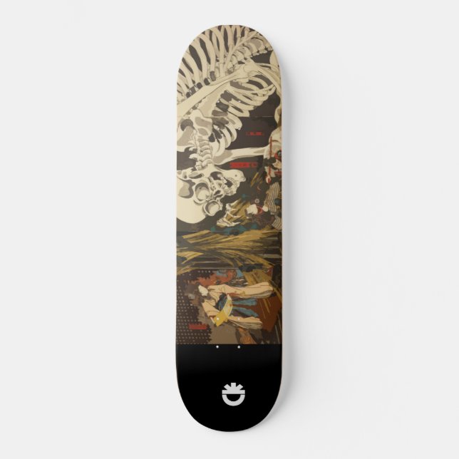giant skeleton skateboard (Front)