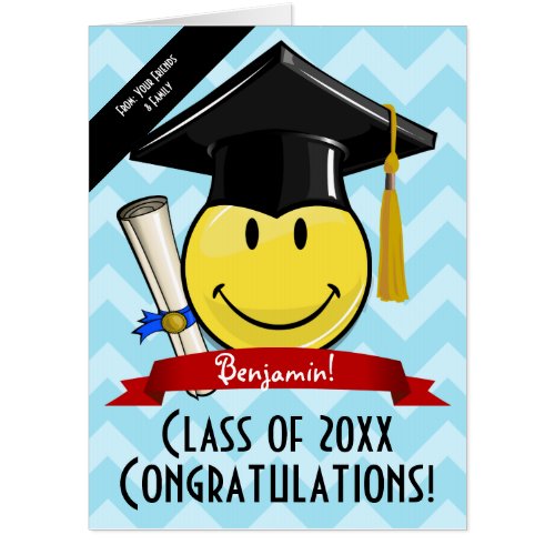 Giant Smile Graduation Congratulations Card