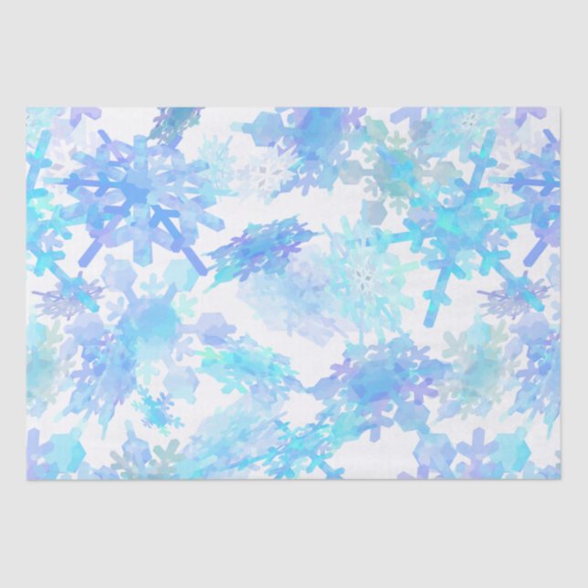 Giant Snowflakes Wrapping Paper (Front)