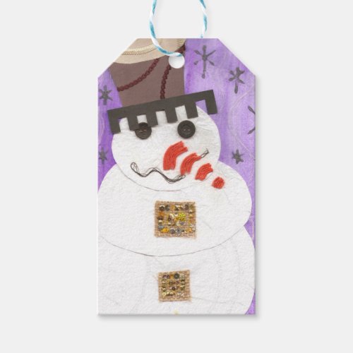 Giant Snowman Gift Tags