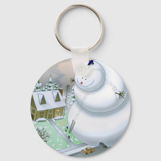 Giant Snowman Keychain