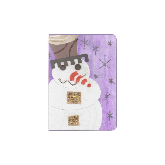 Giant Snowman Passport Holder (Front)