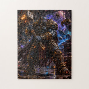 Giant Space Pirate — Hammer Warrior Jigsaw Puzzle