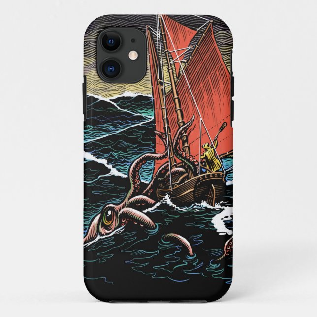 Giant Squid Attack case (Back)