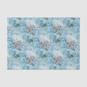 Giant Squid Sea Octopus Painting Tissue Paper