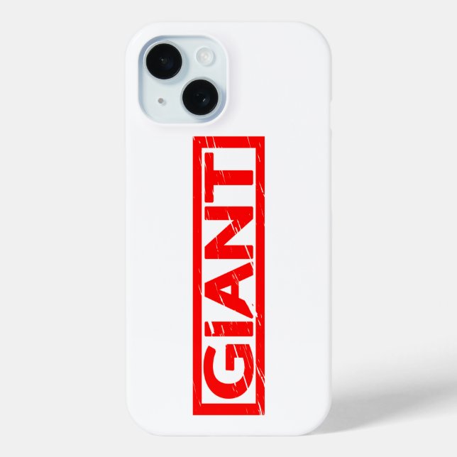 Giant Stamp Case-Mate iPhone Case (Back)