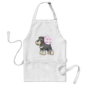 Giant/Standard/Miniature Schnauzer Love Adult Apron