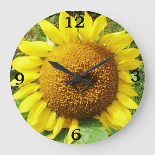 GIANT SUNFLOWER clock