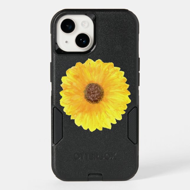 Giant Sunflower Outer iPhone case (Back)