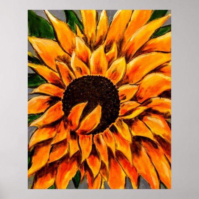 Giant Sunflower Poster (Front)