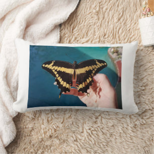 Giant Swallowtail Butterfly Lumbar Pillow