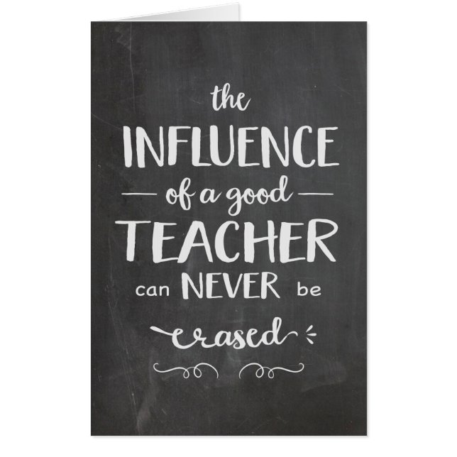 Giant Teacher Appreciation  Card (Front)