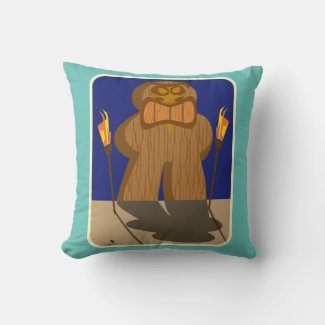 Giant Tiki Game Piece Art Fun Cartoon Design