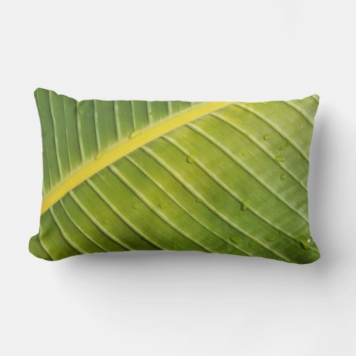 Giant Tropical Leaf Pillow
