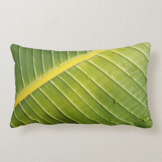 Giant Tropical Leaf Pillow Zazzle Com