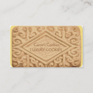 Giant Vanilla Sandwich Cream Cookie Business Card
