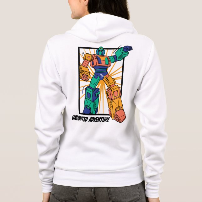 Giant Warrior Robot: Unlimited Adventure Hoodie (Back)