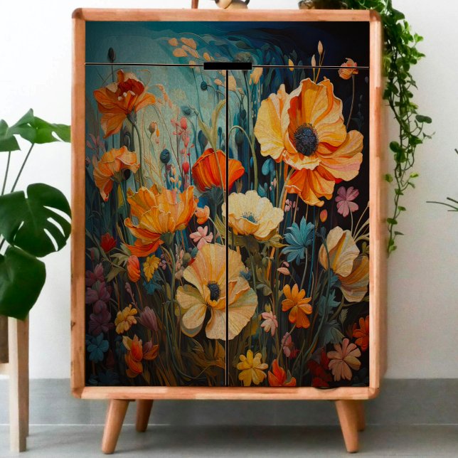 Giant Wildflowers Decoupage Tissue Paper (Creator Uploaded)