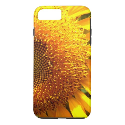 Giant yellow mammoth sunflower photo iPhone 8 plus7 plus case