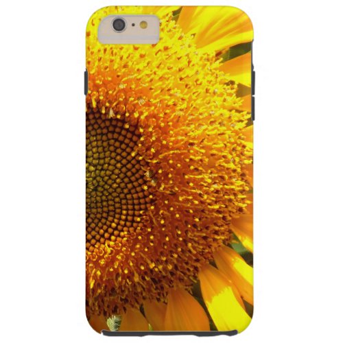 Giant yellow mammoth sunflower photo tough iPhone 6 plus case