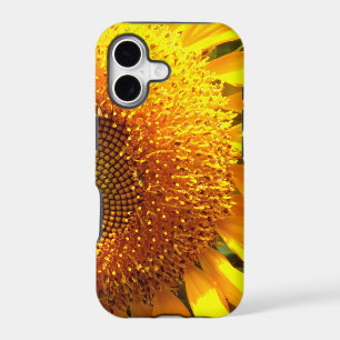 Giant yellow mammoth sunflower photo iPhone 17 case