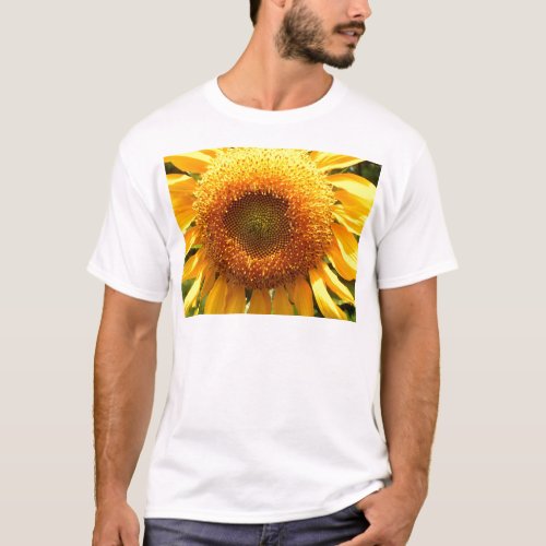 Giant yellow mammoth sunflower photo T_Shirt