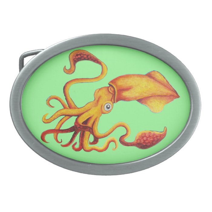 Giant Yellow Squid, Belt buckle (More Colors)