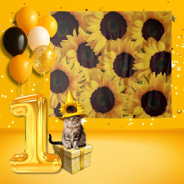Giant Yellow Sunflower Photo Booth Backdrop  (Creator Uploaded)