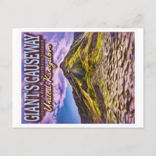 GIANT'S CAUSEWAY - ANTRIM NORTHERN IRELAND UK POSTCARD