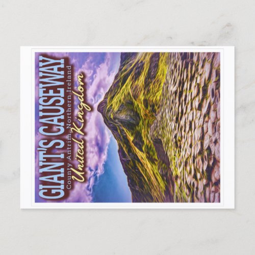 GIANTS CAUSEWAY _ ANTRIM NORTHERN IRELAND UK POSTCARD