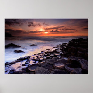 Giant's Causeway - borderless Poster