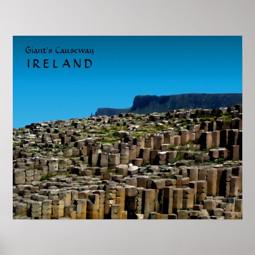 Giants Causeway Ireland Poster